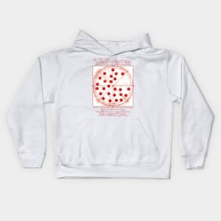 da vinci pizza Kids Hoodie